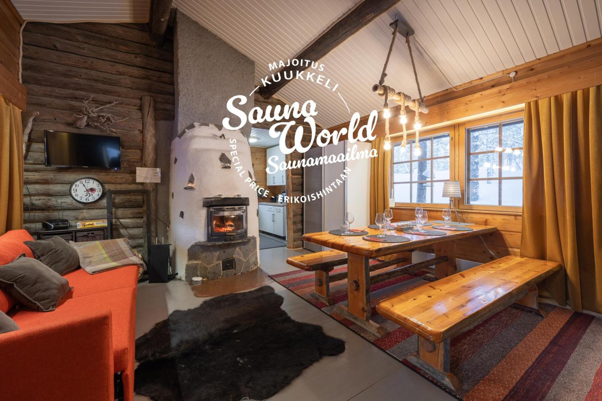 Kuukkeli Log Houses Aurora Cabin - Jaspis Saariselkä Zewnętrze zdjęcie