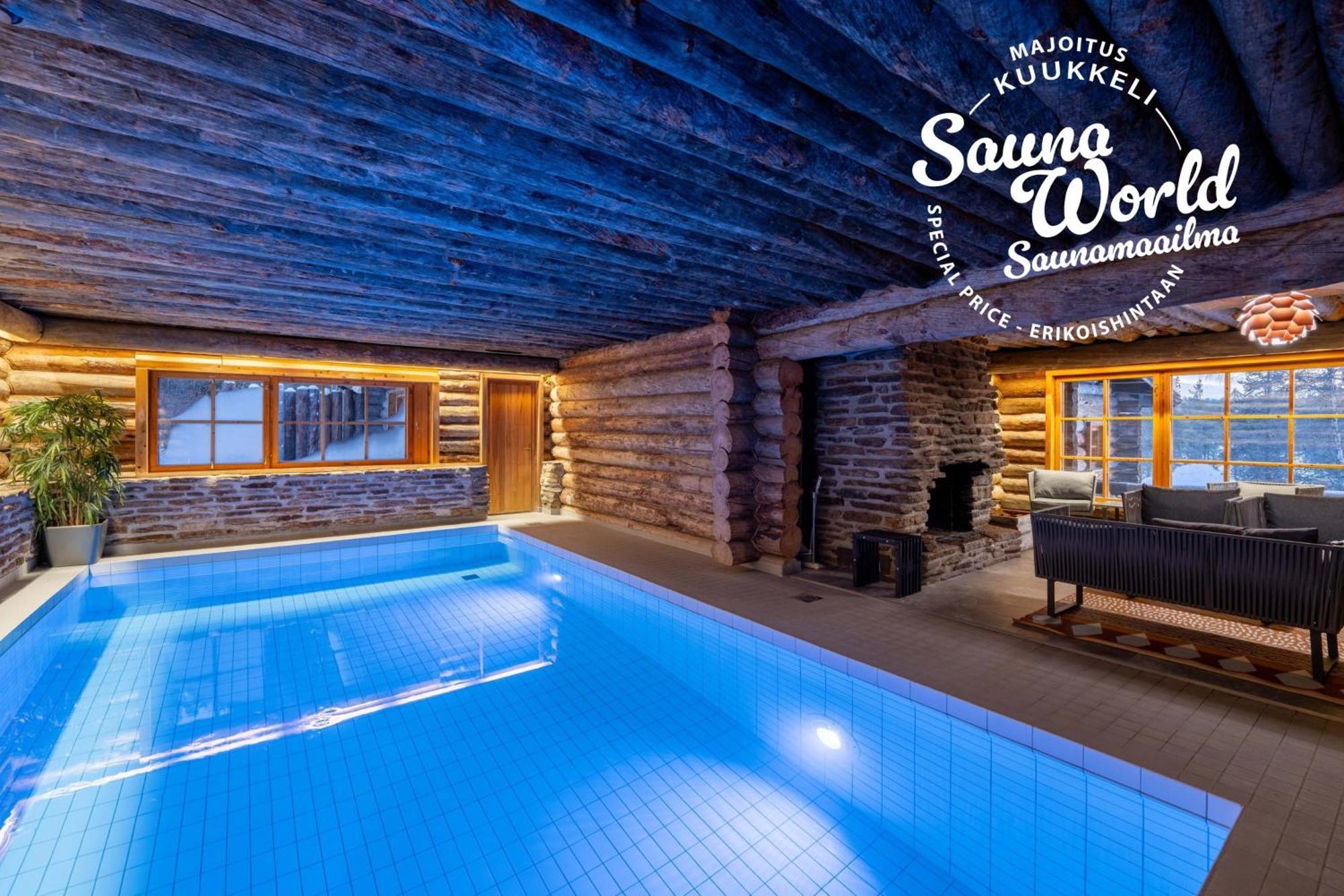 Kuukkeli Log Houses Aurora Cabin - Jaspis Saariselkä Zewnętrze zdjęcie